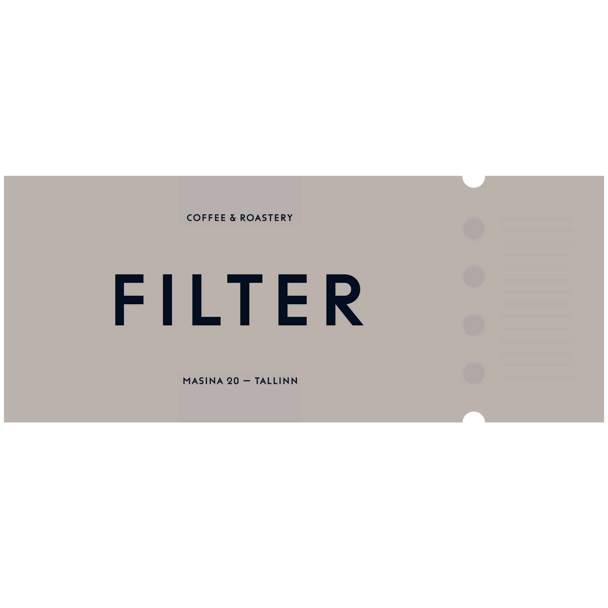 Workshop tickets - Filter brewing