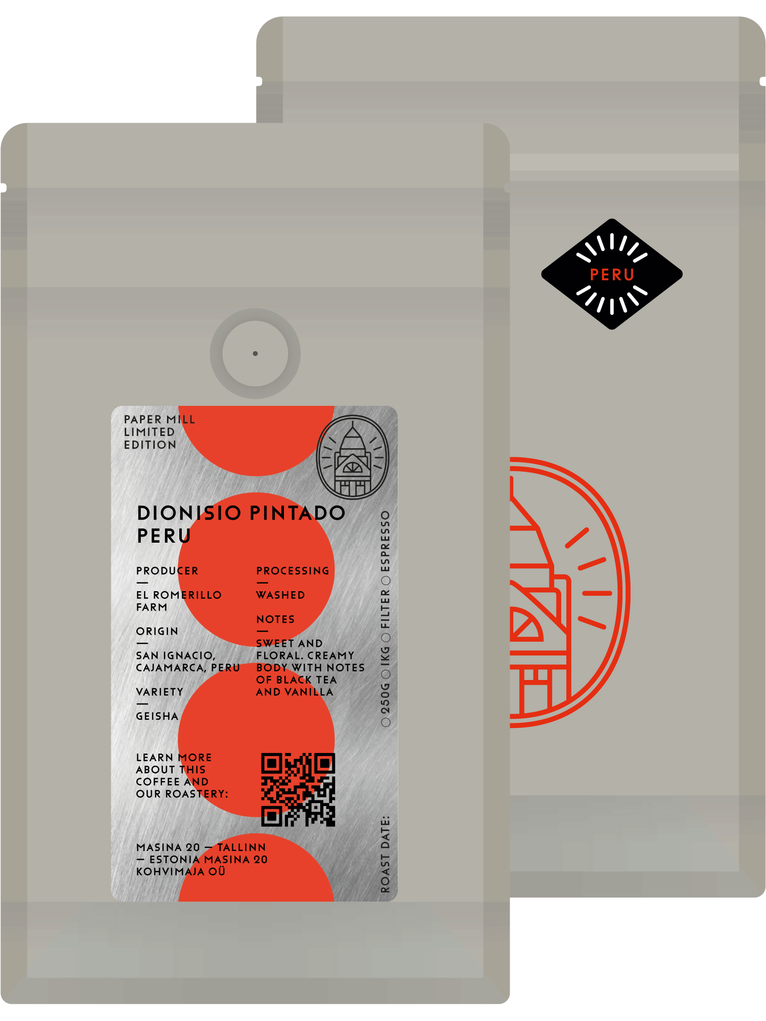 Limited edition - Dionisio Pintado Peru Filter