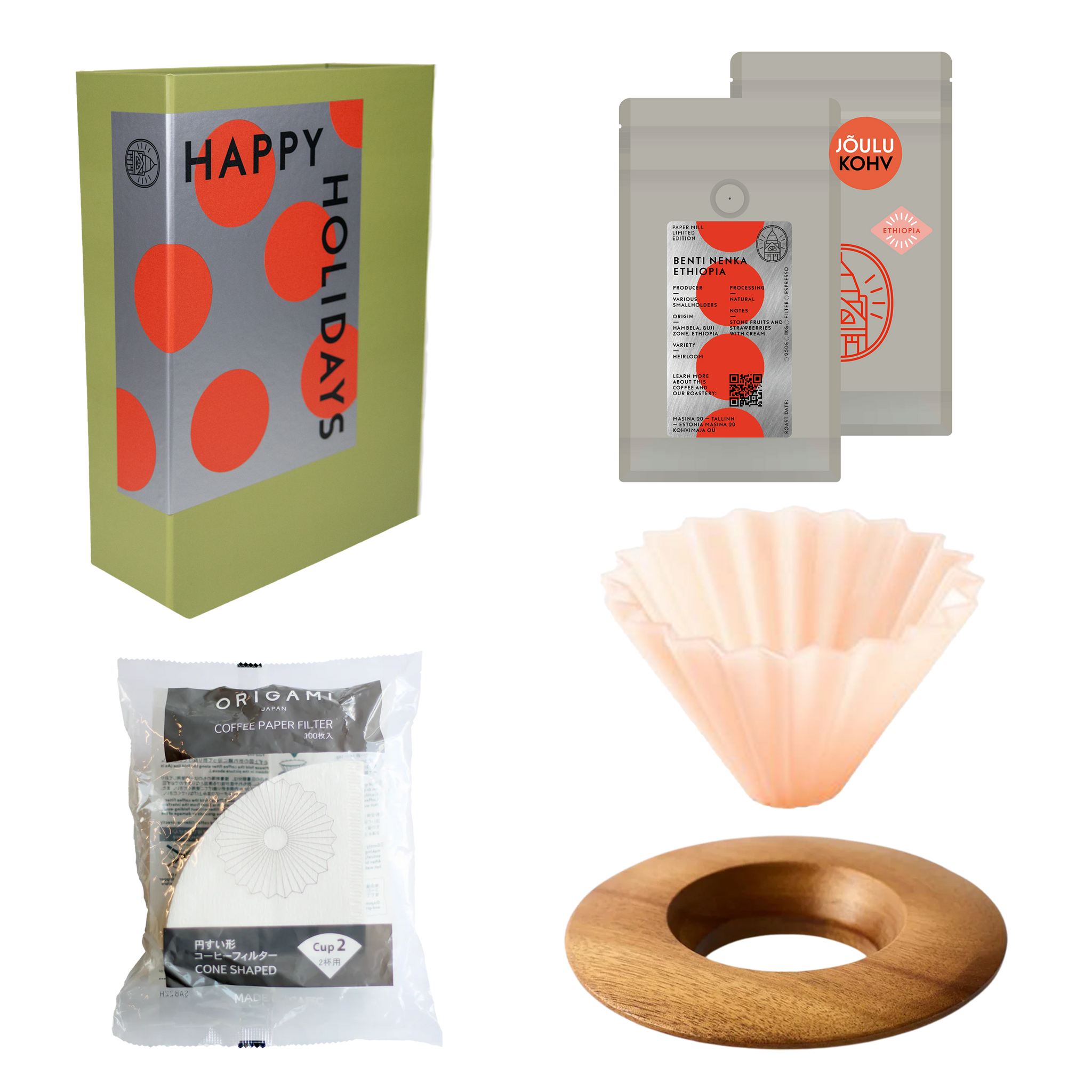 Origami Air gift set - pink